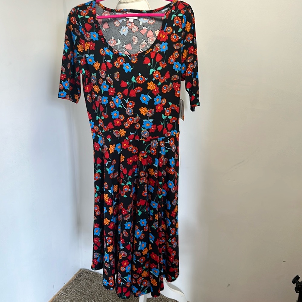 Fit and flare dress.
